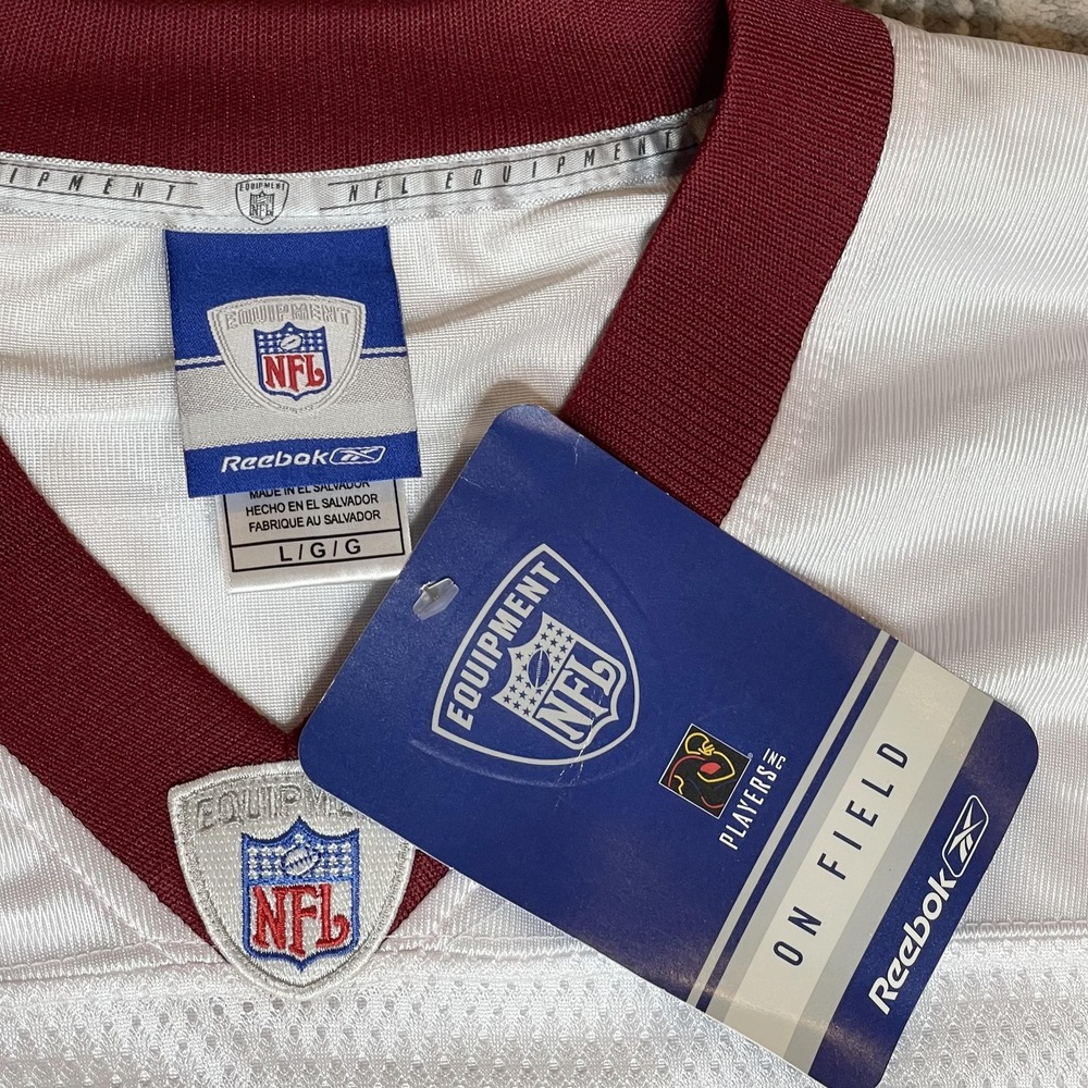 Reebok Antwan Randle El Washington Redskins Jersey Signed White Mens Large NWT‎ - Picture 5 of 16